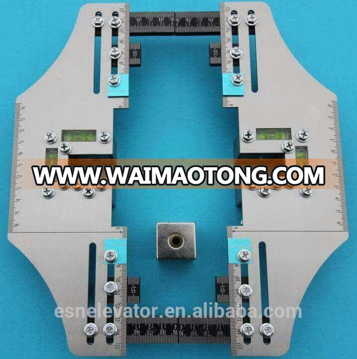 elevator rail alignment meter